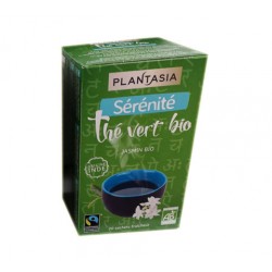 SÉRÉNITÉ THE VERT BIO 20 SACHETS PLANTASIA