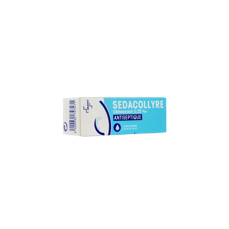 SEDACOLLYRE CETHEXONIUM 0,25 POUR MILLE 10ML COOPER