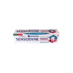 DENTIFRICE SENSIBILITÉ ET GENCIVES MENTHE FRAICHE 75ML SENSODYNE