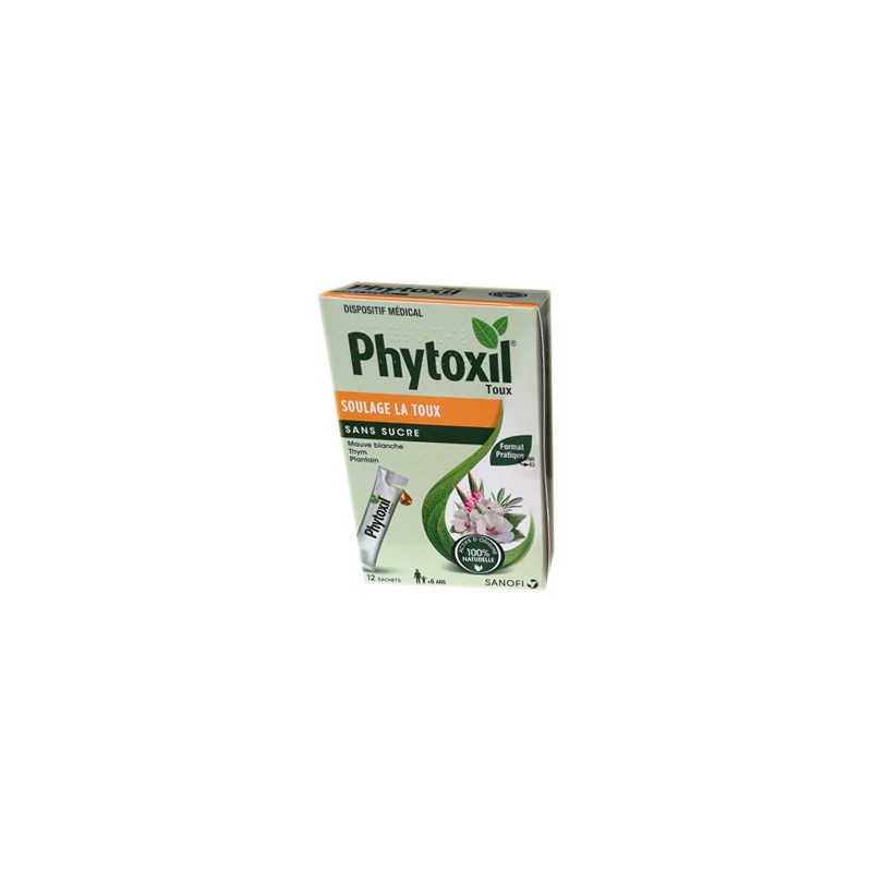 PHYTOXIL TOUX SANS SUCRE 12 SACHETS SANOFI PHYTOXIL TOUX SANS SUCRE 12 SACHETS SANOFI