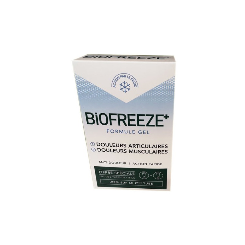 BIOFREEZE GEL LOT DE 2 X 118ML PIERRE FABRE