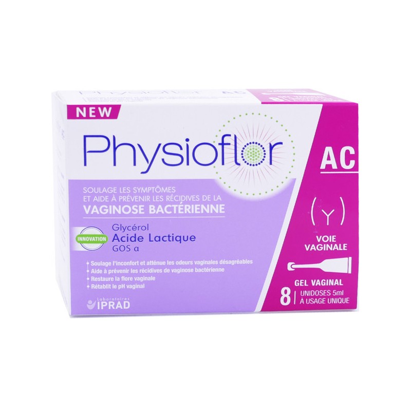 PHYSIOFLOR AC GEL VAGINAL 8 UNIDOSES DE 5ML LABORATOIRES IPRAD