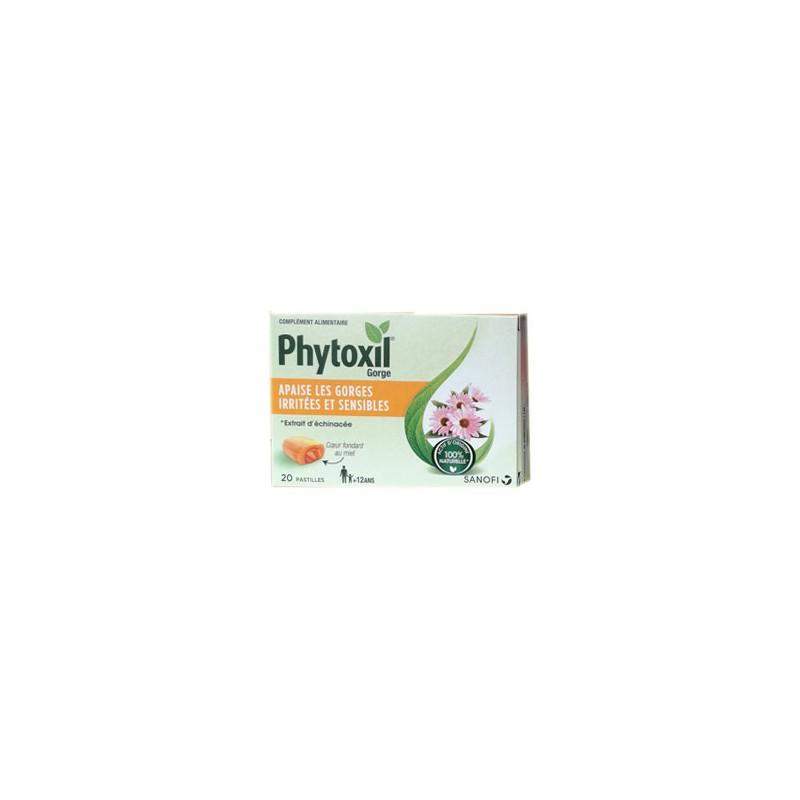 PHYTOXIL GORGE 20 PASTILLES SANOFI