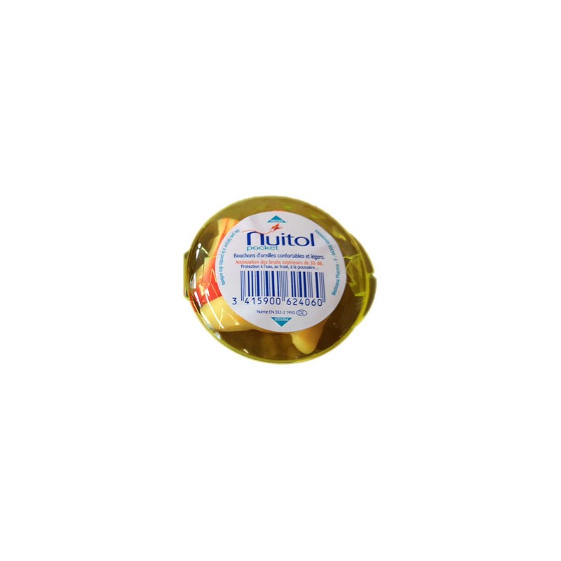 NUITOL BOUCHONS D'OREILLES 2 PAIRES NUITOL BOUCHONS D'OREILLES 2 PAIRES