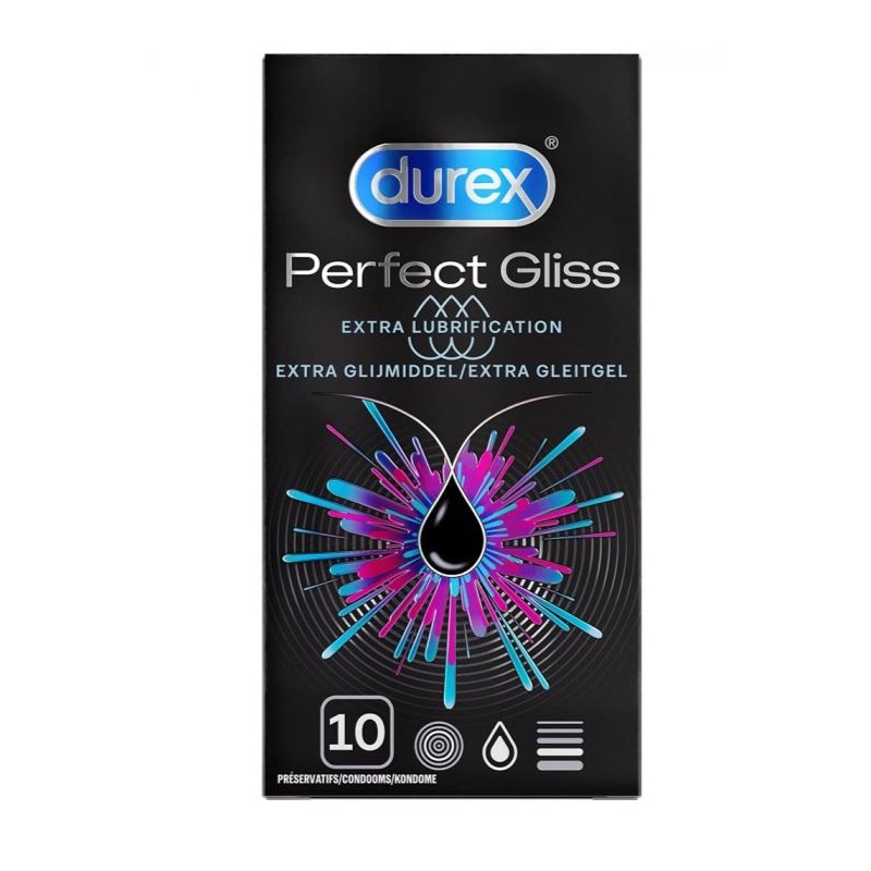DUREX PERFECT GLISS 10 PRESERVATIFS