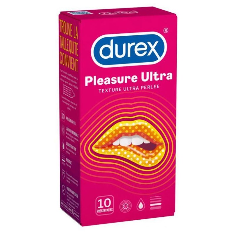 DUREX PLEASURE ULTRA 10 PRESERVATIFS