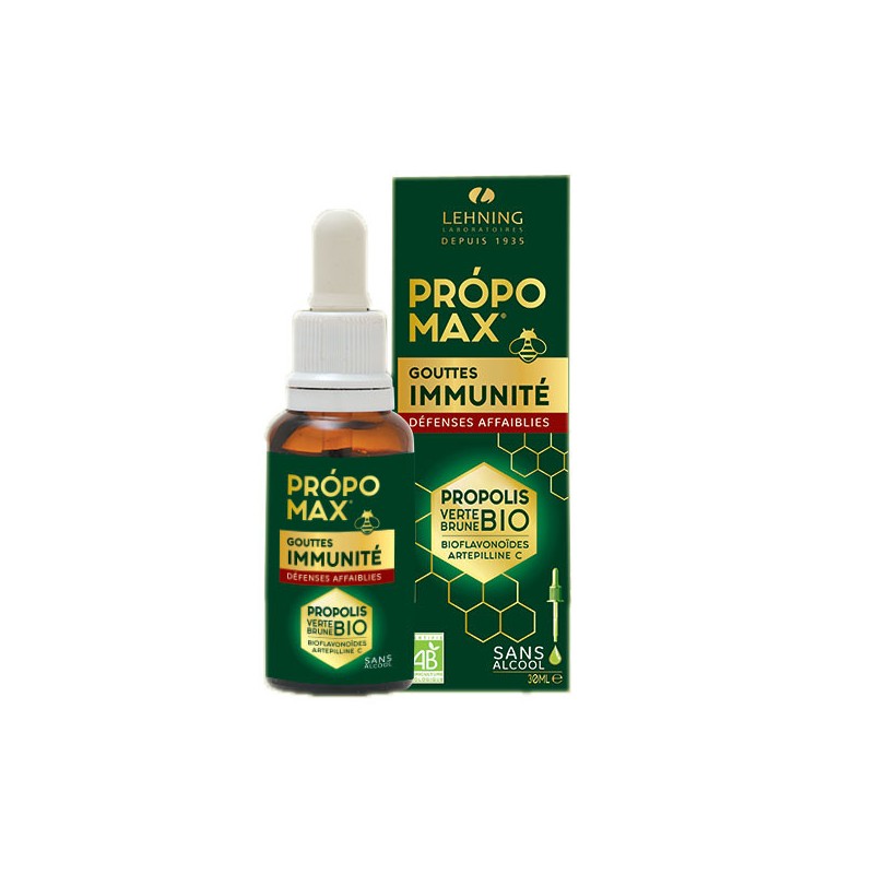 PROPOMAX GOUTTES IMMUNITÉ BIO 30ML LEHNING PROPOMAX GOUTTES IMMUNITÉ BIO 30ML LEHNING