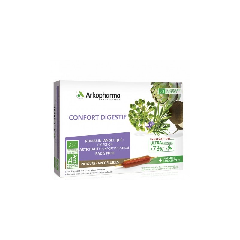 ARKOFLUIDES BIO CONFORT DIGESTIF 20 JOURS ARKOPHARMA