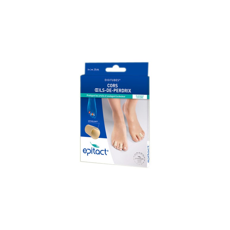 DIGITUBES EPITHELIUM CORS OEILS DE PERDRIX Taille L EPITACT DIGITUBES EPITHELIUM CORS OEILS DE PERDRIX Taille L EPITACT