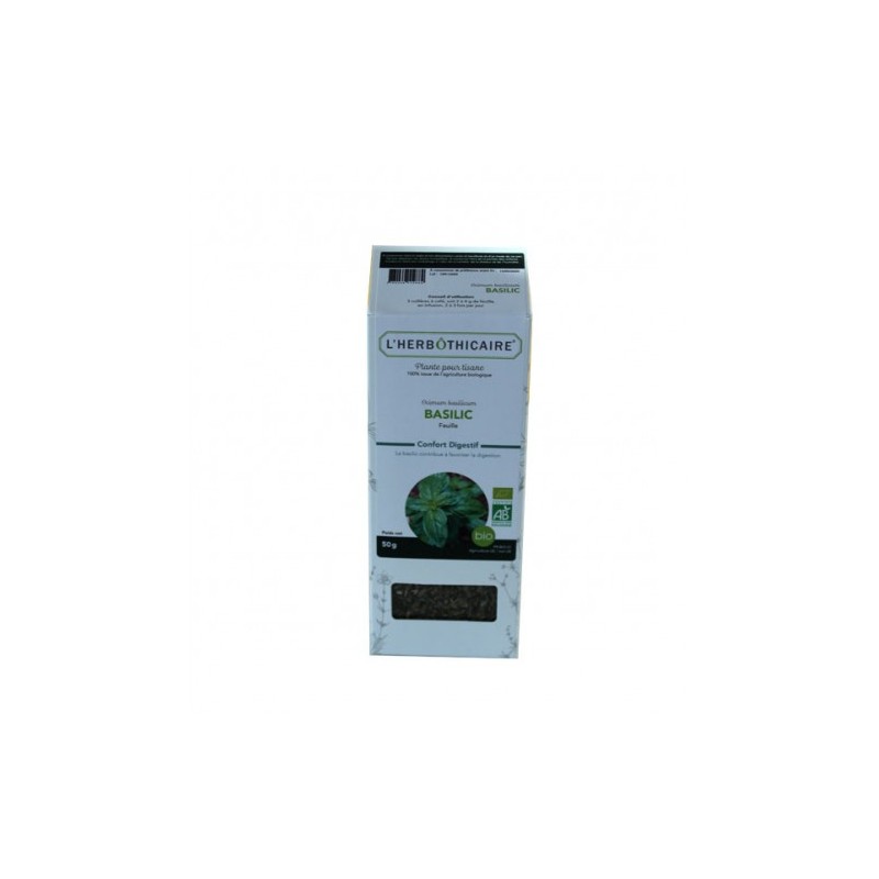 INFUSION BASILIC BIO 50G L HERBOTHICAIRE