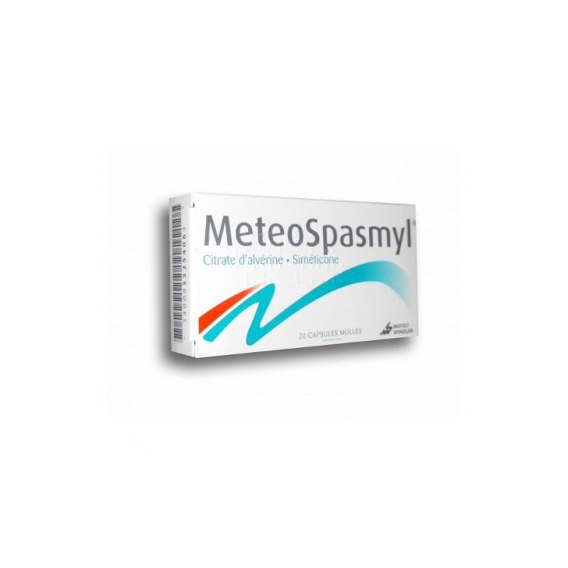 Meteospasmyl 20 capsules molles