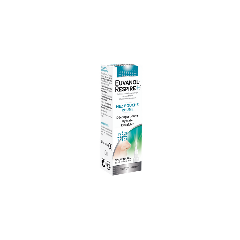 EUVANOL SPRAY RESPIRE + 20ML MERCK EUVANOL SPRAY RESPIRE + 20ML MERCK