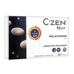 C ZEN NUIT MELATONINE - 30 COMPRIMES CHAUVIN BAUSCH + LOMB