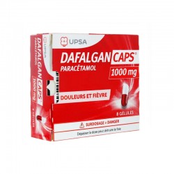 DAFALGANCAPS 1000MG 8 GELULES UPSA