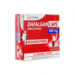 DAFALGANCAPS 500MG 16 GELULES UPSA