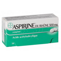 ASPIRINE DU RHONE 500MG - 50 COMPRIMES BAYER