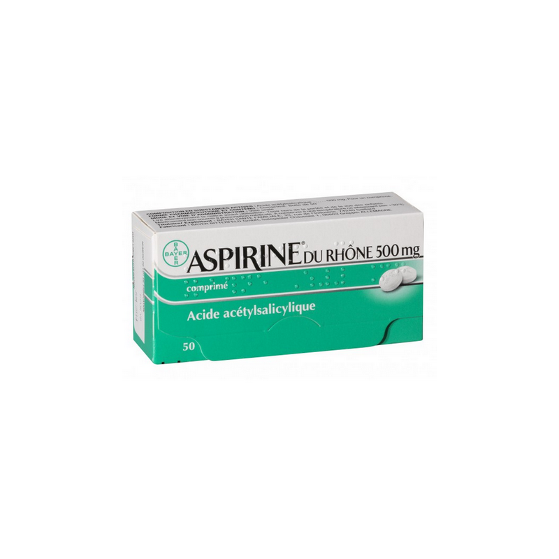 ASPIRINE DU RHONE 500MG - 50 COMPRIMES BAYER