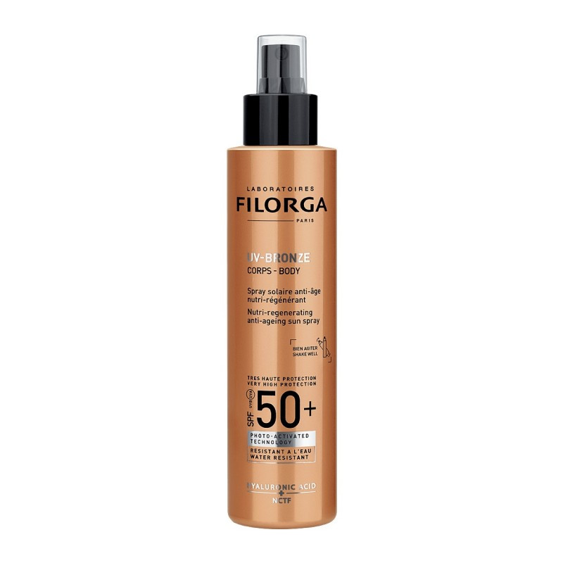 UV BRONZE SPRAY SOLAIRE ANTI AGE NUTRI REGENERANT CORPS SPF50+ 150ML FILORGA