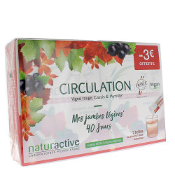 CIRCULATION STICKS FLUIDES 2 BOITES DE 20 NATURACTIVE