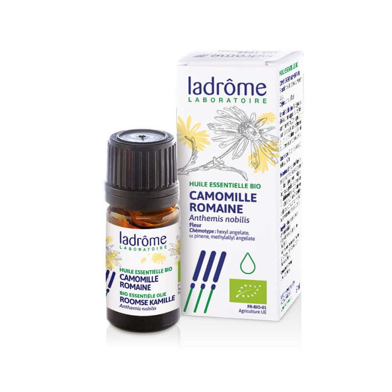 HUILE ESSENTIELLE CAMOMILLE ROMAINE BIO 5ML LADROME