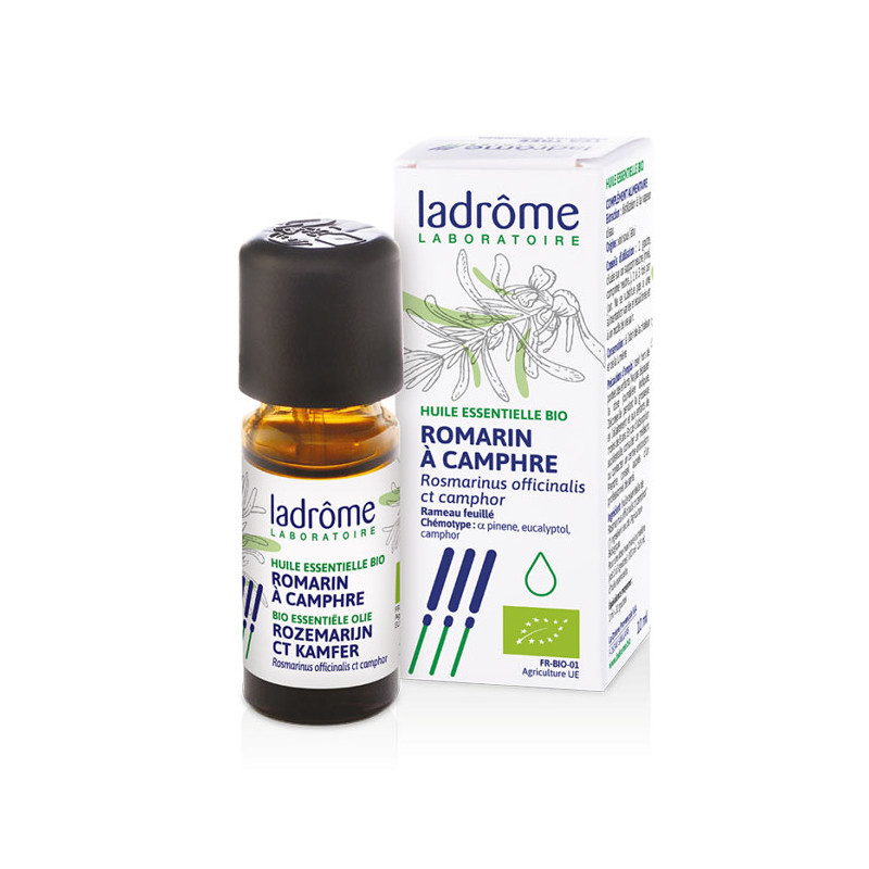 HUILE ESSENTIELLE ROMARIN à CAMPHRE BIO 10ML LADROME