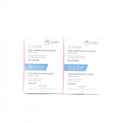 ICTYANE PAIN DERMATOLOGIQUE SURGRAS PEAUX SECHES LOT 2 x 100G  DUCRAY