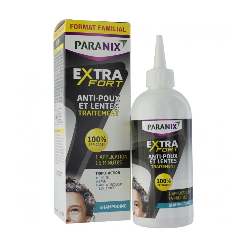 PARANIX EXTRAFORT SHAMPOOING ANTIPOUX et LENTES 300 ml PARANIX EXTRAFORT SHAMPOOING ANTIPOUX et LENTES 300 ml