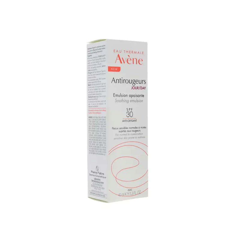 EMULSION APAISANTE ANTI ROUGEURS JOUR SPF30 40ML AVENE