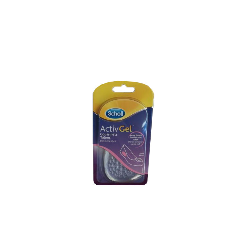 ACTIVGEL COUSSINETS TALONS CHOCS 1 PAIRE SCHOLL