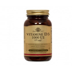 VITAMINE D3 1000 UI (25 µg) 100 GELULES SOLGAR