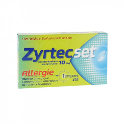 ZYRTECSET ALLERGIE 10MG 7 COMPRIMES