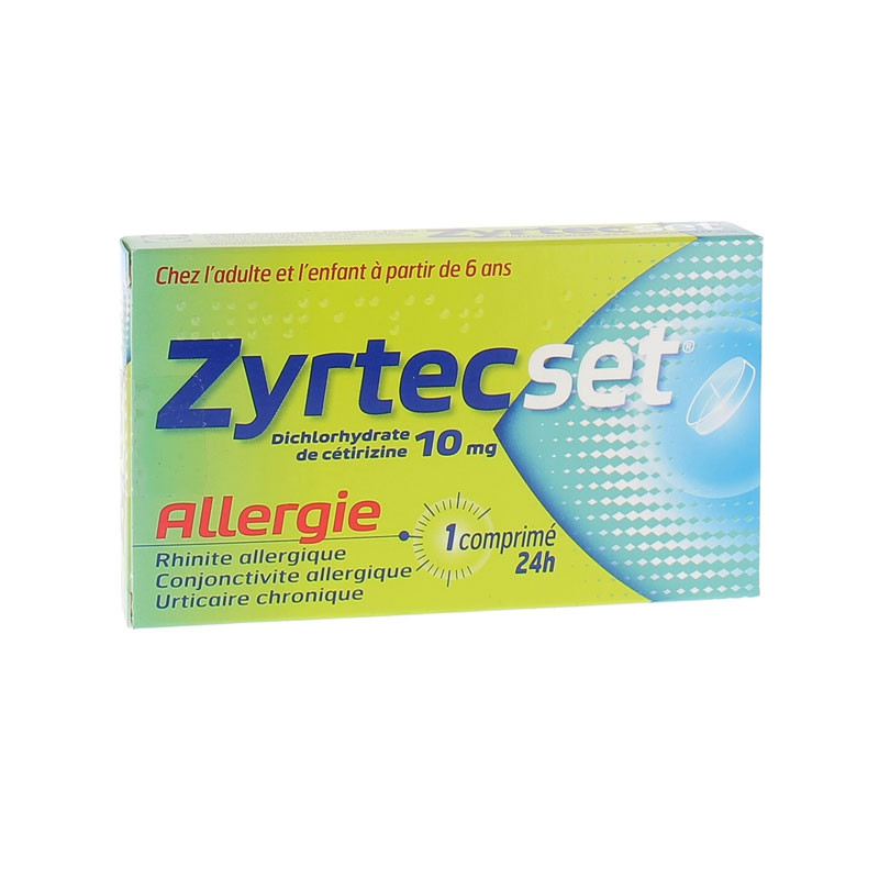 ZYRTECSET ALLERGIE 10MG 7 COMPRIMES