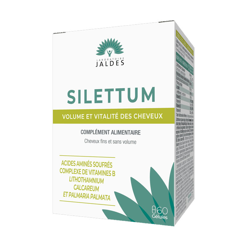 SILETTUM VOLUME et VITALITÉ DES CHEVEUX 60 GELULES JALDES