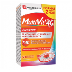 MULTIVIT' 4G ENERGIE 60 COMPRIMES FORTE PHARMA