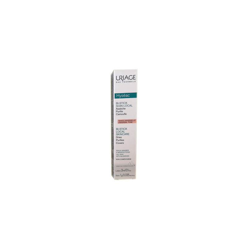 HYSEAC BI-STICK SOIN LOCAL ANTI-IMPERFECTIONS TEINTÉ 3ML/1G URIAGE