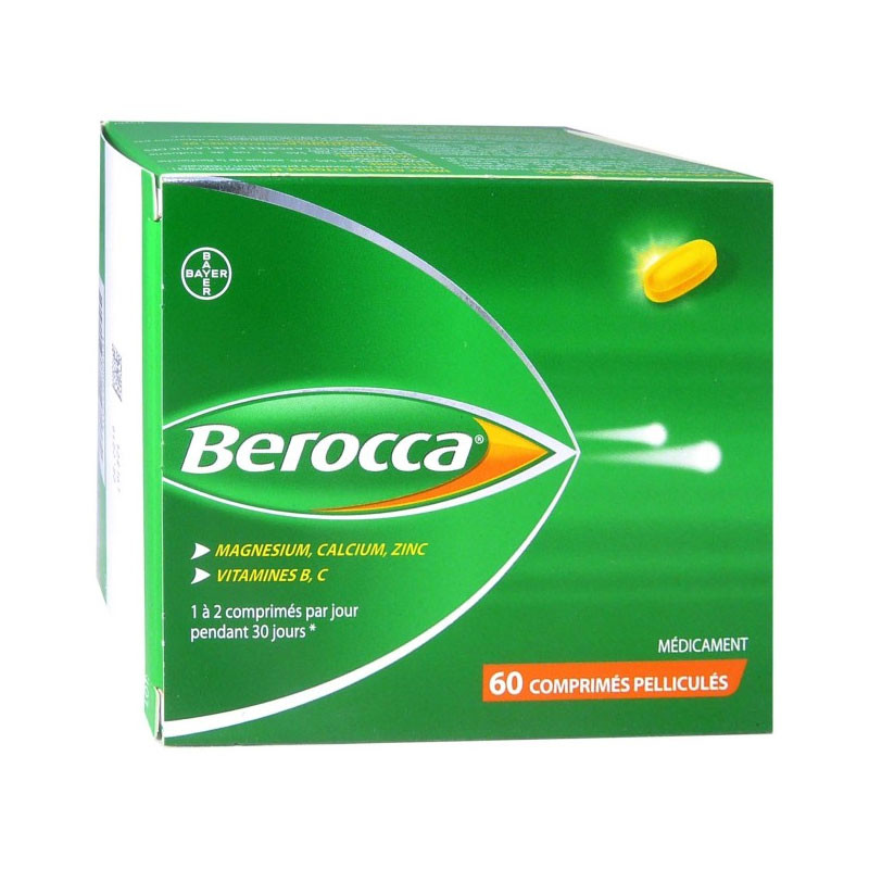 BEROCCA 60 COMPRIMES PELLICULES BAYER