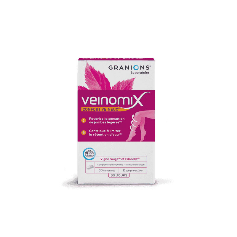 VEINOMIX CONFORT VEINEUX 60 COMPRIMES GRANIONS