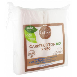 CARRÉS DE COTON BIO X150 GIFRER