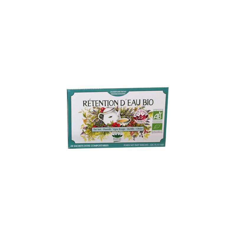 TISANE RETENTION D'EAU BIO 20 SACHETS ROMON NATURE TISANE RETENTION D'EAU BIO 20 SACHETS ROMON NATURE