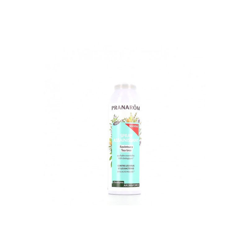 AROMAFORCE SPRAY ASSAINISSANT BIO RAVINTSARA TEA TREE 150ML PRANAROM