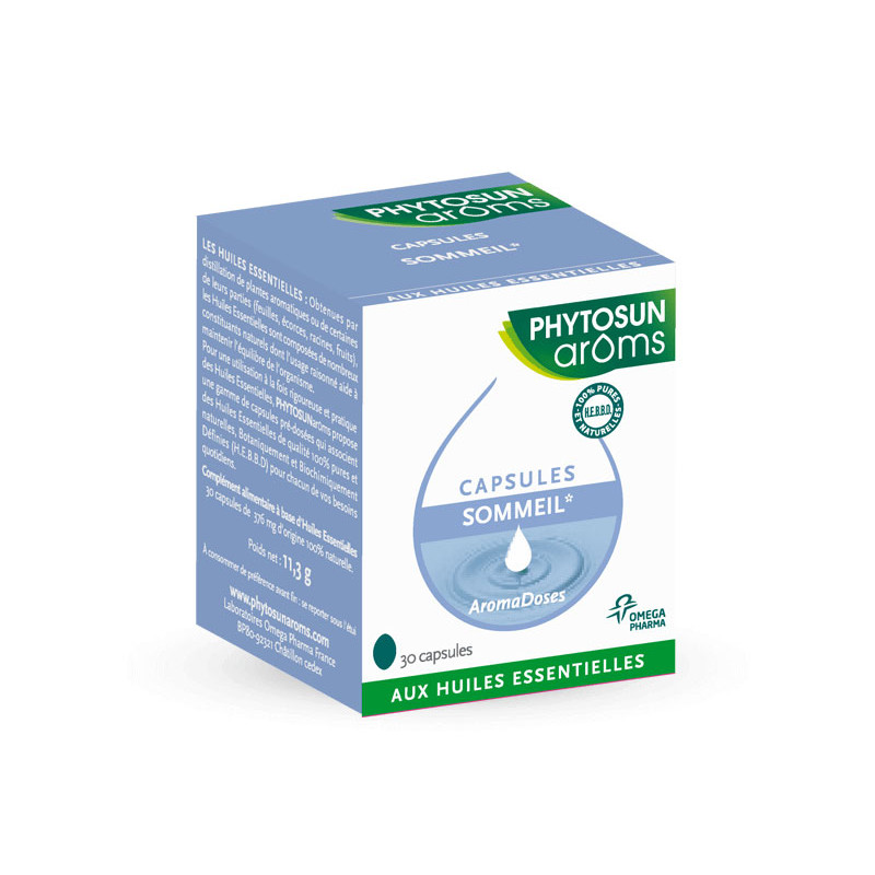 AROMADOSES SOMMEIL X 30 CAPSULES PHYTOSUN AROMS AROMADOSES SOMMEIL X 30 CAPSULES PHYTOSUN AROMS