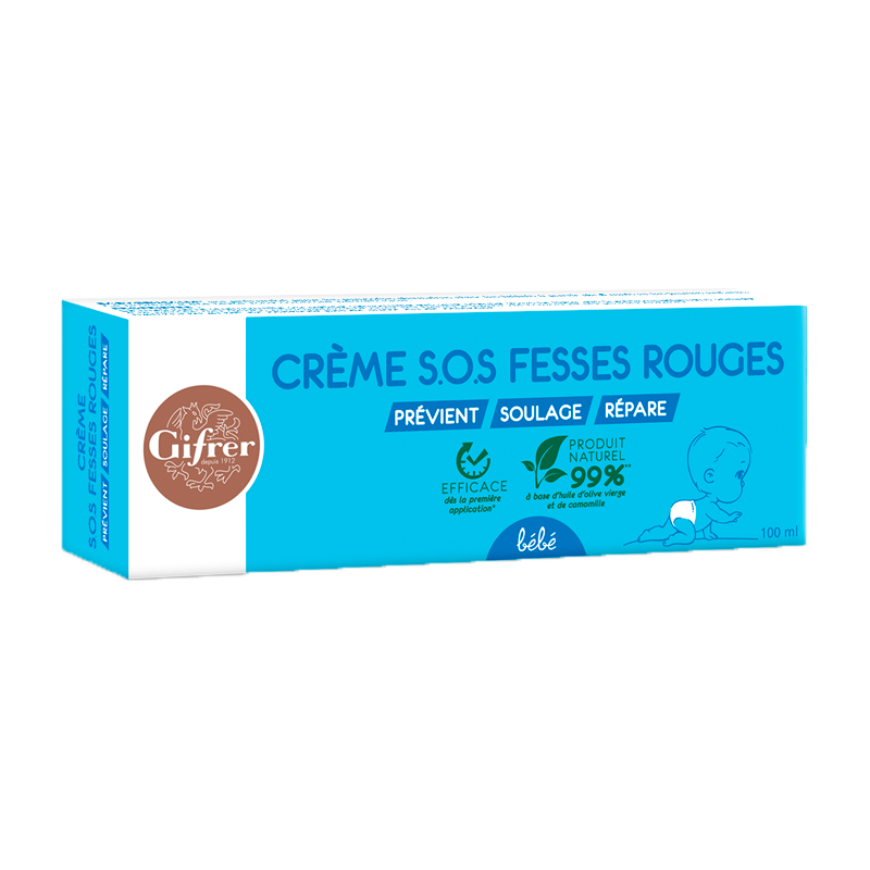 CREME SOS FESSES ROUGES 100ML GIFRER