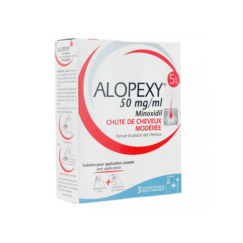 ALOPEXY 5% 3X60ML MINODIXIL PIERRE FABRE