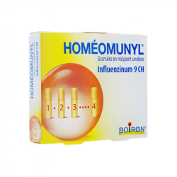 HOMÉOMUNYL INFLUENZINUM 9CH GRANULES UNIDOSE BOIRON