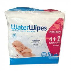 WATERWIPES BÉBÉ LINGETTES 5X60 GILBERT