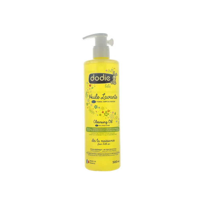 HUILE LAVANTE 3 EN 1 BEBE 500ML DODIE