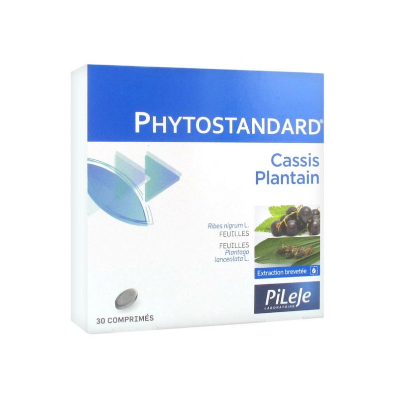 PHYTOSTANDARD CASSIS et PLANTAIN 30 COMPRIMES PHYTOPREVENT