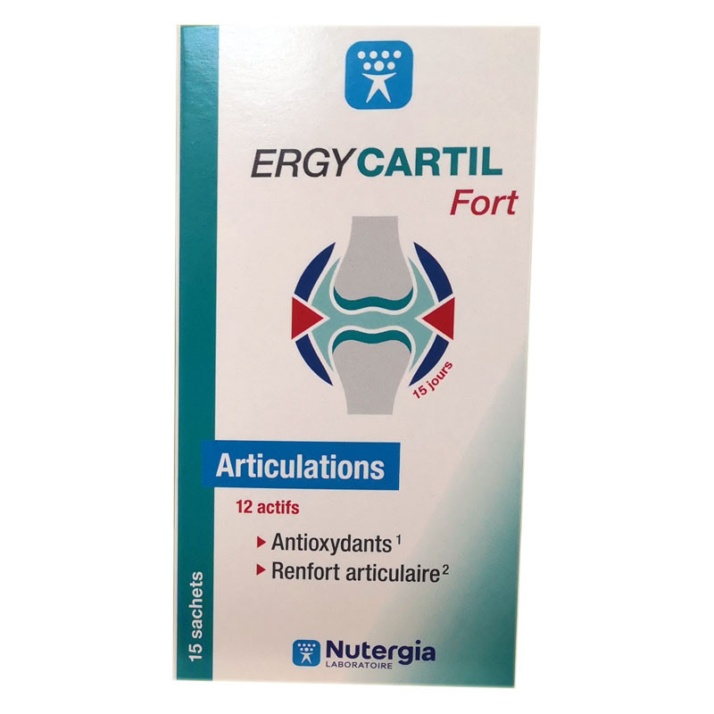 ERGYCARTIL FORT ARTICULATIONS 15 SACHETS NUTERGIA