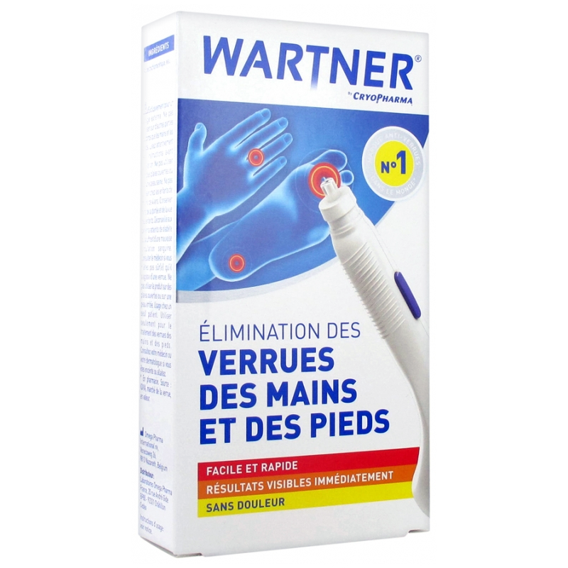 WARTNER CRYOPHARMA STYLO VERRUES MAINS & PIEDS OMEGA PHARMA