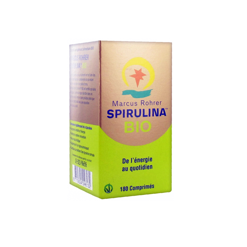SPIRULINA BIO 180 COMPRIMES MARCUS ROHRER SPIRULINA BIO 180 COMPRIMES MARCUS ROHRER